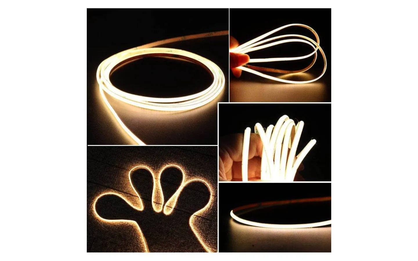 Hall & Trappa|12V Led Slinga-TeraLite LED LEDstrip 12V 5m COB 3000K 5W/m