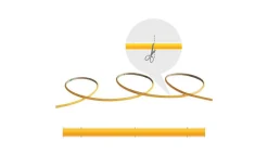 Hall & Trappa|12V Led Slinga-TeraLite LED LEDstrip 12V 5m COB 3000K 5W/m