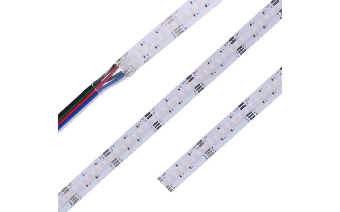 24V Led Slinga-TeraLite LED LEDstrip 24V 5m COB RGB+2700K 15W/m