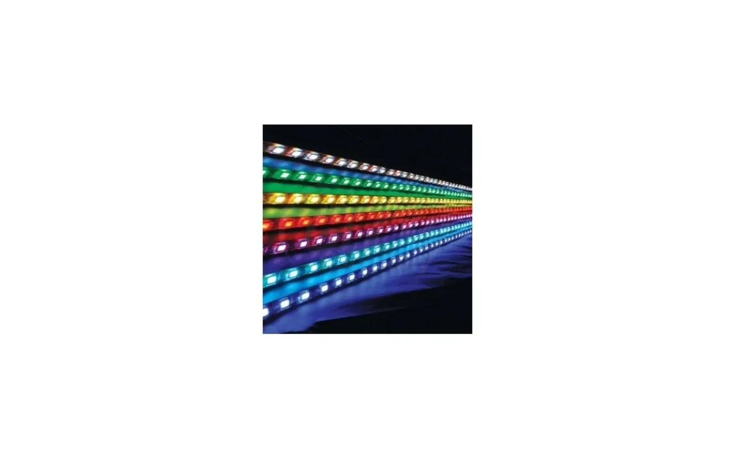 230V Led Slinga|Hall & Trappa-TeraLite LED LEDstrip 230V 10W/m RGB 60led/m 1m Cut Metervara