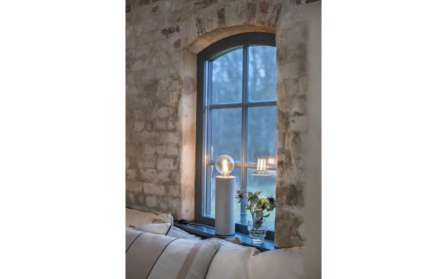 Bordslampor-Markslojd Legna Bordslampa 28cm Grå