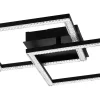 Plafonder < Eglo Lejias Plafond 45cm LED 3000K 21W Svart