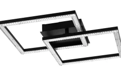 Plafonder < Eglo Lejias Plafond 45cm LED 3000K 21W Svart
