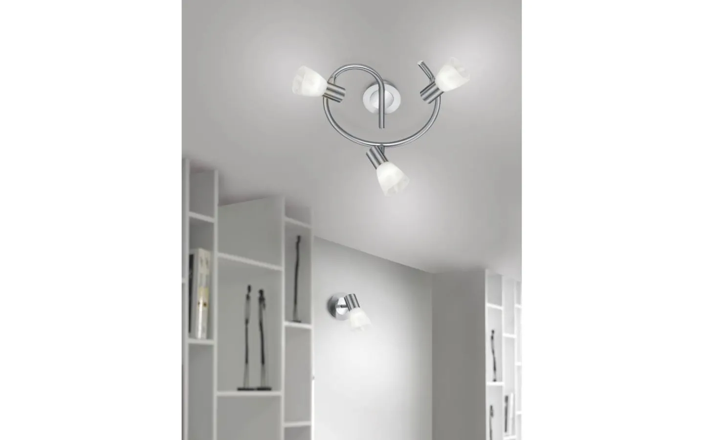 Läslampor < Trio Lighting Levisto Spotlight E14 borstat stål