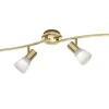 Avlånga Takspotlights|Takspot Med Minst 4 Lampor < Trio Lighting Levisto Spotlight 4-st E14 matt mässing