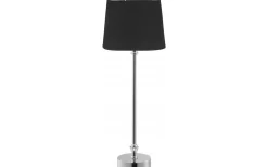Bordslampor-PR Home Liam Bordslampa 56cm Krom/Svart