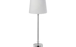 Bordslampor < PR Home Liam Bordslampa 56cm Krom/Vit