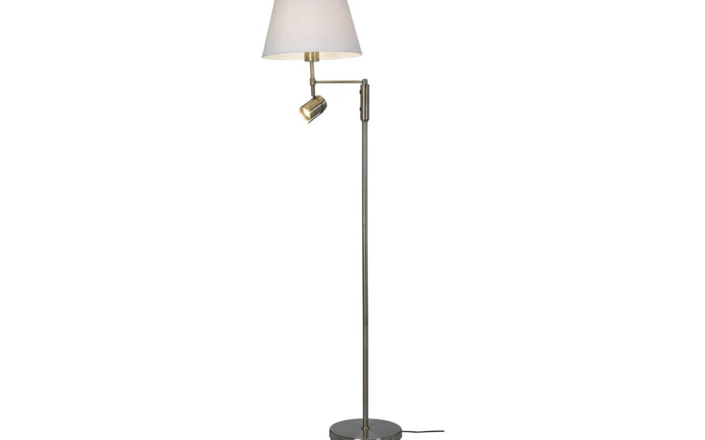 Vardagsrum|Golvlampor-Cottex Libra 2L Golvlampa 155cm Antik/Vit