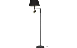 Vardagsrum|Golvlampor < Cottex Libra 2L Golvlampa 155cm Svart/Mässing