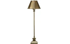 Vardagsrum|Bordslampor-PR Home Lili Bordslampa 77cm Antikmässing med Skärm Classic