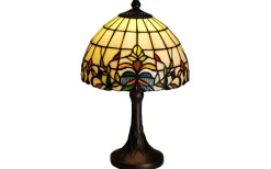 Bordslampor-Nostalgia Design Lilja Bordslampa 39cm Antikbrun