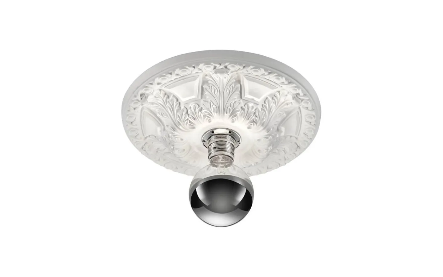 Plafonder-Trio Lighting Lilly Plafond 30cm E27 vit