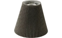 Plisserade Lampskärmar-Hallbergs Linda Plisserad Lampskärm Ø21cm Grå