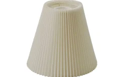Plisserade Lampskärmar-Hallbergs Linda Plisserad Lampskärm Ø21cm Vit