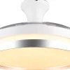 Takfläktar < Reality Lindberg Takfläkt 100cm LED vit/titan stjärnljus