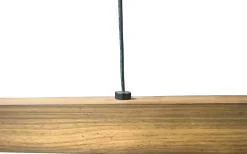 Avlånga Taklampor < Aneta Linea Taklampa 100cm LED 22W 3000K Trä/Svart