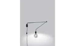 Läslampor-Trio Lighting Line Vägglampa E27 mattsvart