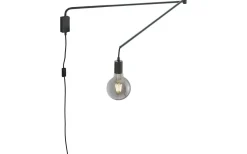 Läslampor-Trio Lighting Line Vägglampa E27 mattsvart
