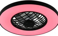Takfläktar-Reality Linköping Takfläkt 59cm LED RGB svart