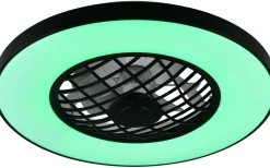 Takfläktar-Reality Linköping Takfläkt 59cm LED RGB svart