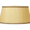 Plisserade Lampskärmar < ArmaturHantverk Linnea Lampskärm med 10mm Rörfäste Ø50cm Gul