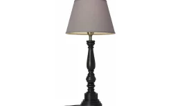 Enfärgade Runda Lampskärmar < Cottex Linne Lampskärm Ø25cm Grå