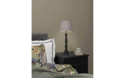 Enfärgade Runda Lampskärmar < Cottex Linne Lampskärm Ø25cm Grå