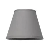 Enfärgade Runda Lampskärmar < Cottex Linne Lampskärm Ø14cm Grå