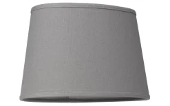 Enfärgade Runda Lampskärmar-Cottex Linne Lampskärm Ø25cm Grå