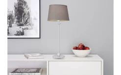 Enfärgade Runda Lampskärmar-Cottex Linne Lampskärm Ø25cm Grå