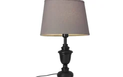 Enfärgade Runda Lampskärmar-Cottex Linne Lampskärm Ø25cm Grå