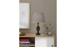 Enfärgade Runda Lampskärmar-Cottex Linne Lampskärm Ø25cm Grå