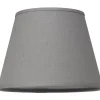 Enfärgade Runda Lampskärmar < Cottex Linne Lampskärm Ø20cm Grå