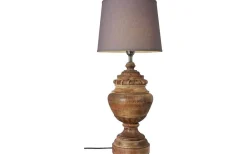 Enfärgade Runda Lampskärmar < Cottex Linne Lampskärm Ø30cm Grå