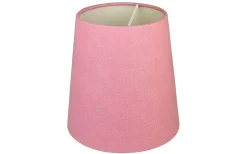 Enfärgade Runda Lampskärmar < Oriva Linne Lampskärm Ø17cm Rosa