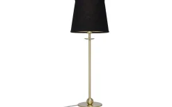 Enfärgade Runda Lampskärmar < Cottex Linne Lampskärm Ø20cm Svart