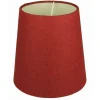Enfärgade Runda Lampskärmar < Oriva Linne Lampskärm Ø17cm Vinröd