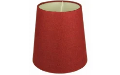 Enfärgade Runda Lampskärmar < Oriva Linne Lampskärm Ø17cm Vinröd