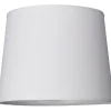 Enfärgade Runda Lampskärmar < Cottex Linne Lampskärm Ø30cm Vit