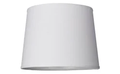 Enfärgade Runda Lampskärmar < Cottex Linne Lampskärm Ø30cm Vit