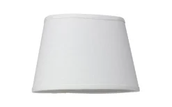 Enfärgade Runda Lampskärmar-Cottex Linne Lampskärm Ø21cm Vit