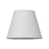 Enfärgade Runda Lampskärmar < Cottex Linne Lampskärm Ø14cm Vit