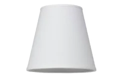 Enfärgade Runda Lampskärmar < Cottex Linne Lampskärm Ø17cm Vit