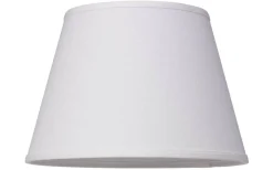 Enfärgade Runda Lampskärmar < Cottex Linne Lampskärm Ø25cm Vit