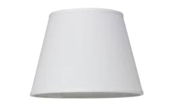 Enfärgade Runda Lampskärmar-Cottex Linne Lampskärm Ø20cm Vit