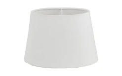 Ovala Lampskärmar < Oriva Linne Lampskärm Oval 22cm Vit