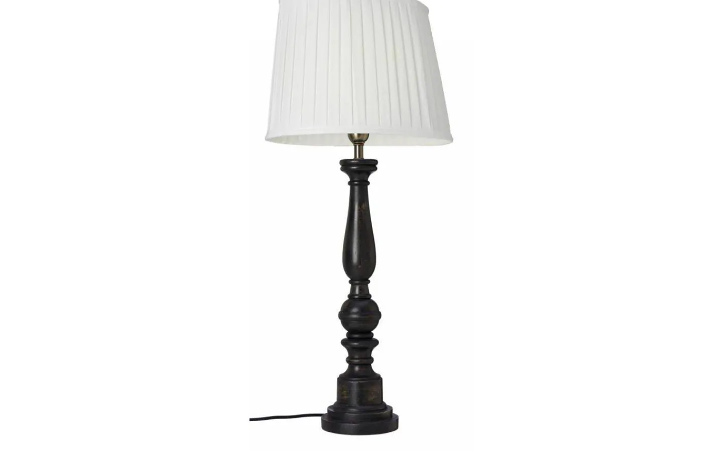 Plisserade Lampskärmar|Ovala Lampskärmar < Cottex Linne Plisserad Lampskärm Oval 32cm Vit