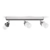 Badrumslampor Vägg|Badrumslampor Tak-Rendl Linn III Takspotlight 40cm Krom/Opal IP44