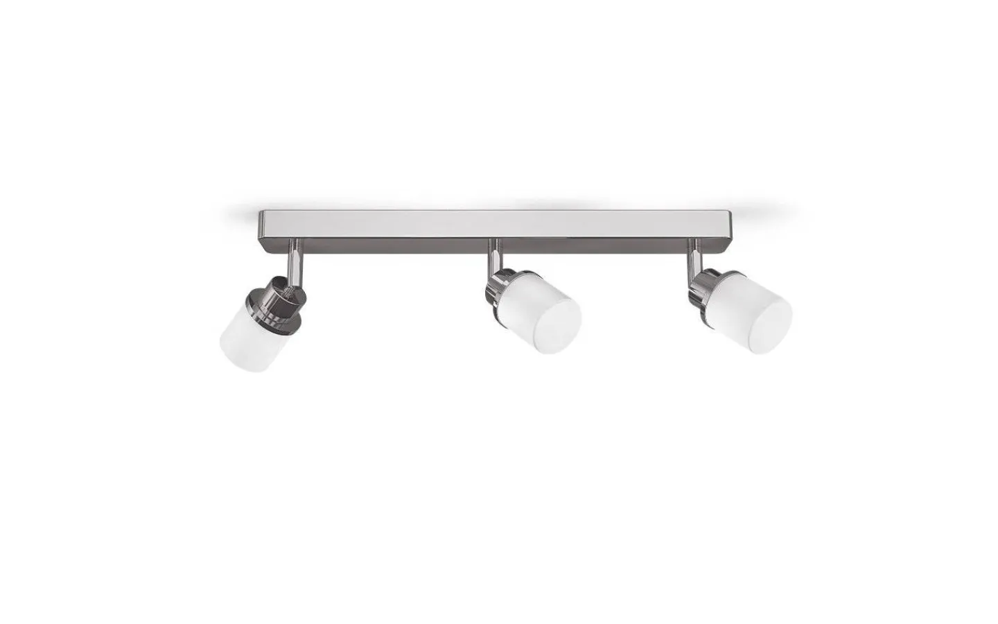 Badrumslampor Vägg|Badrumslampor Tak-Rendl Linn III Takspotlight 40cm Krom/Opal IP44