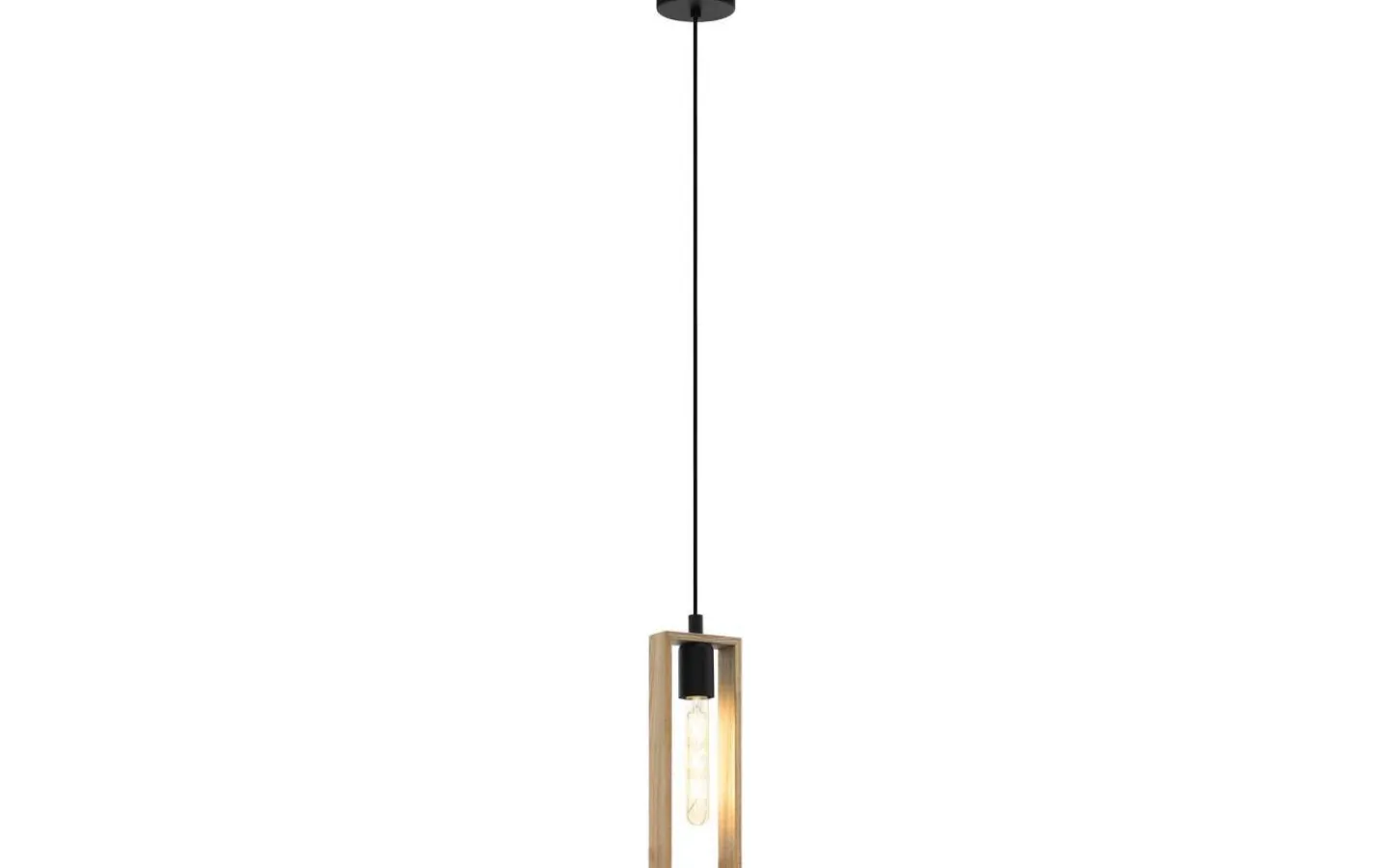 Fönsterlampor < Eglo Littleton Fönsterlampa 11cm 1L Svart/Trä